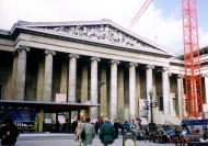 改装工事中の大英博物館(British Museum)