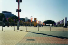 今はほとんど人が居らず、閑散としているオリンピックパーク